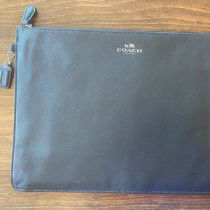 Authentic COACH Laptop Case - Leather 14", Used Once!